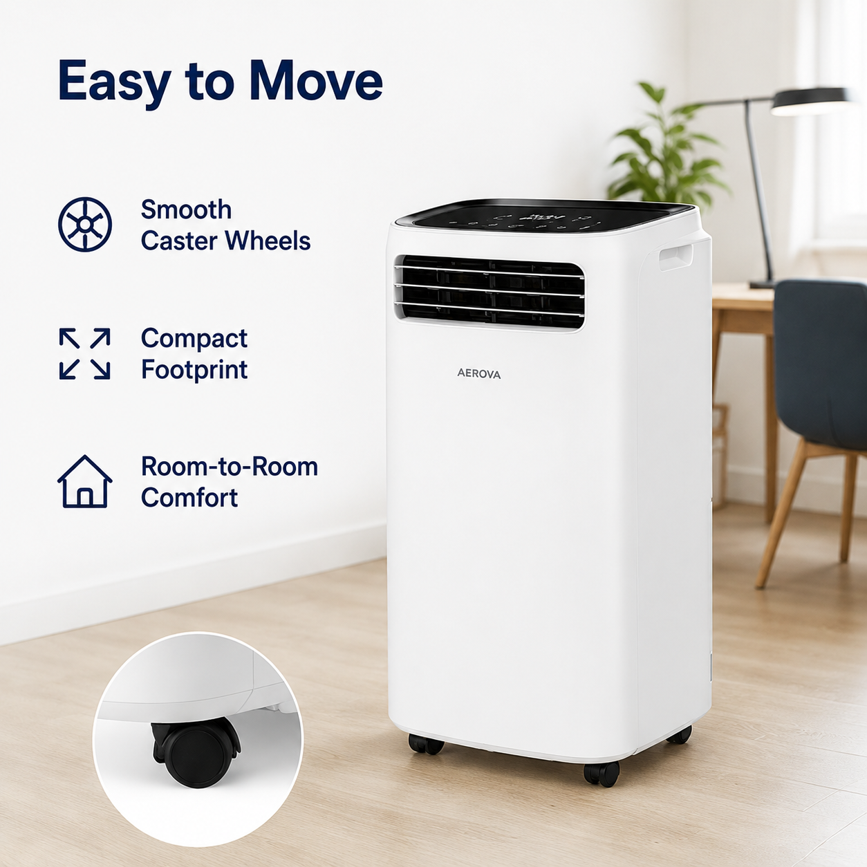 AEROVA BreezeFlow 7000 — Evaporative Air Cooler (Large Tank)